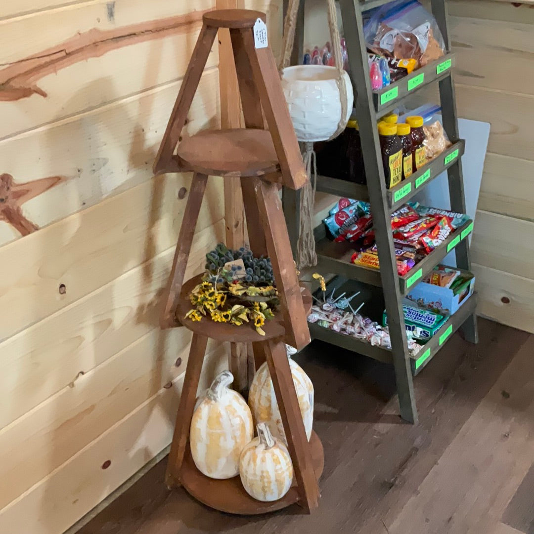 3 Tier Wood Shelf