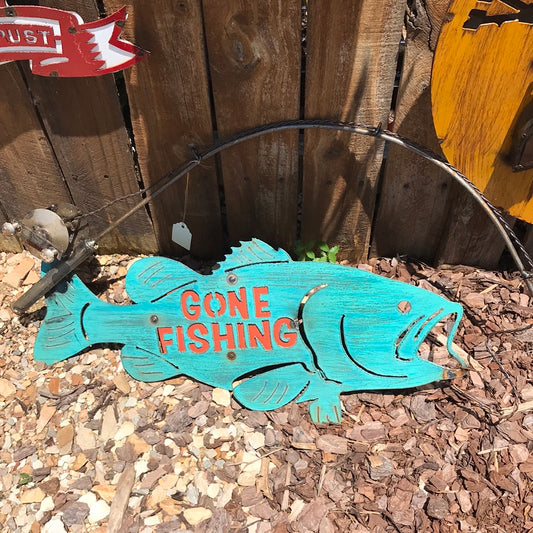 Gone Fishing Sign