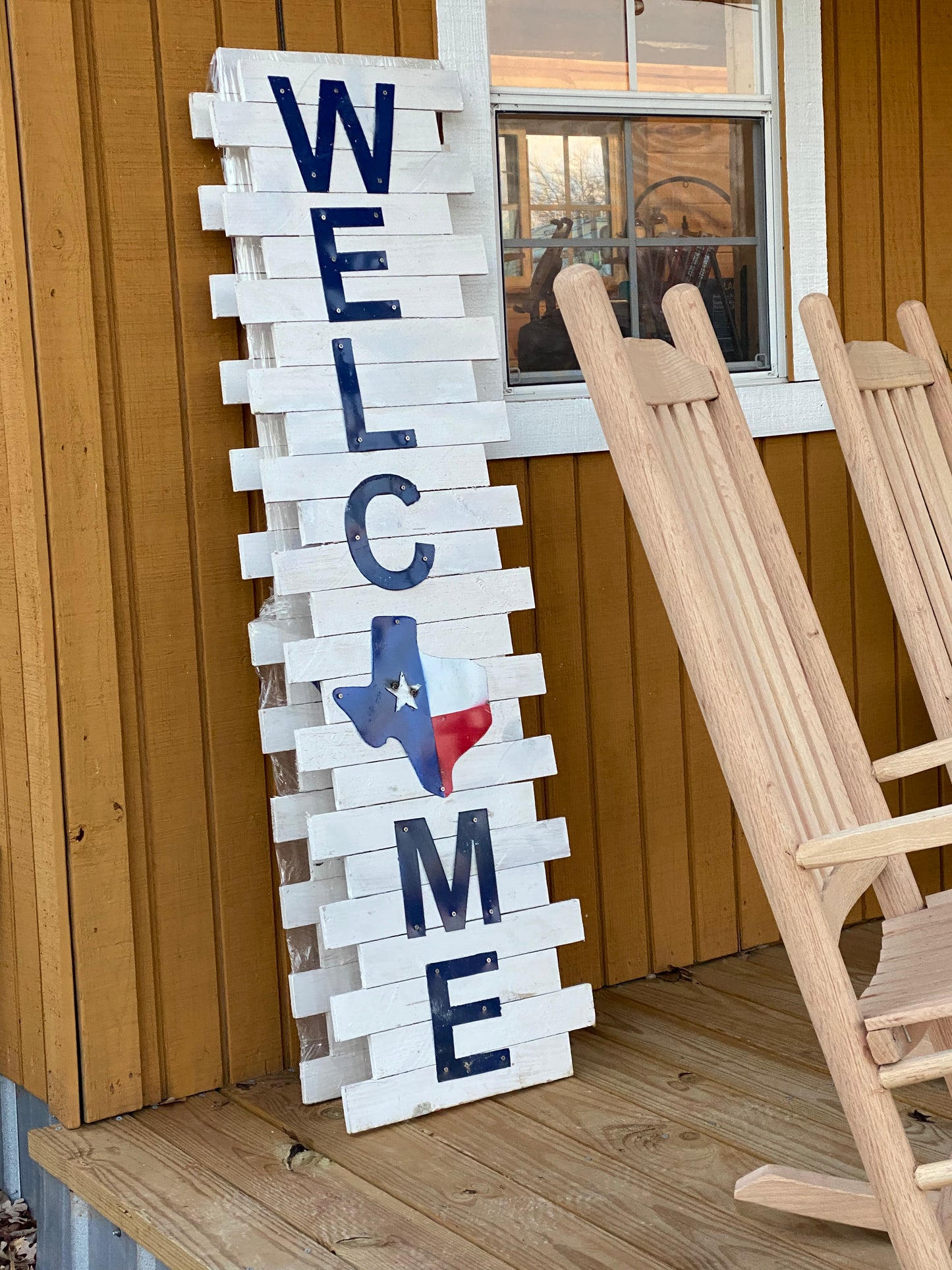 Welcome sign Texas