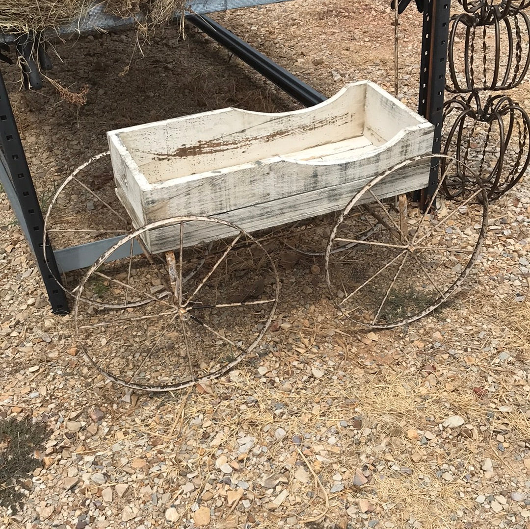 Large wooden wagon