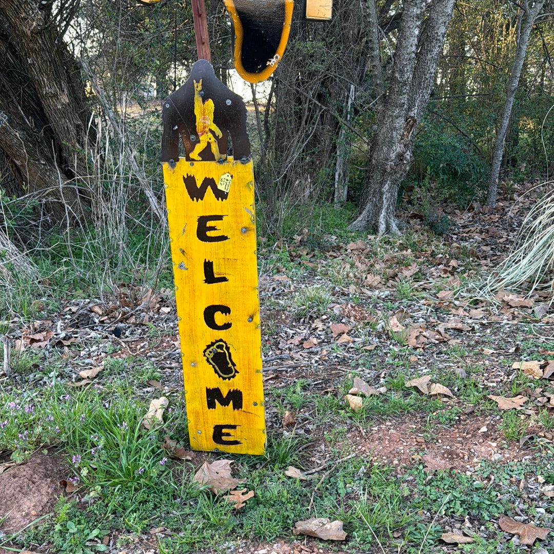 Welcome Bigfoot Sign