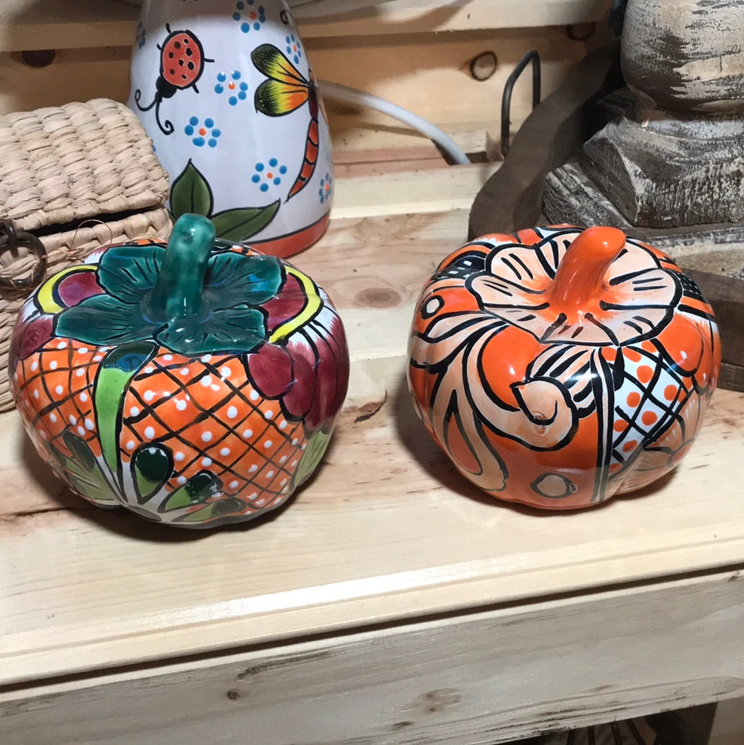 Talavera Pumpkin Mini