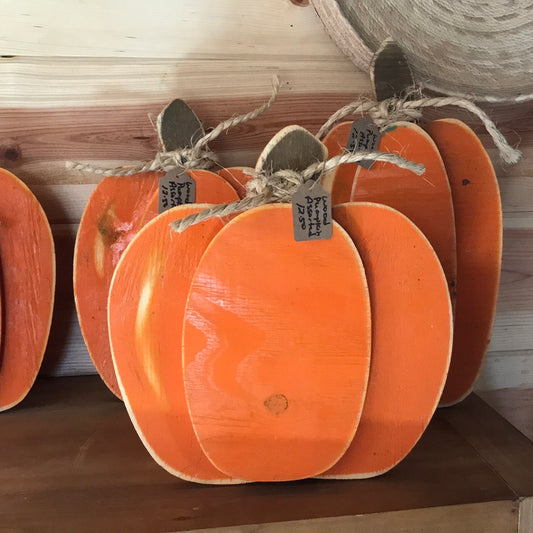 Wood pumpkin assorted