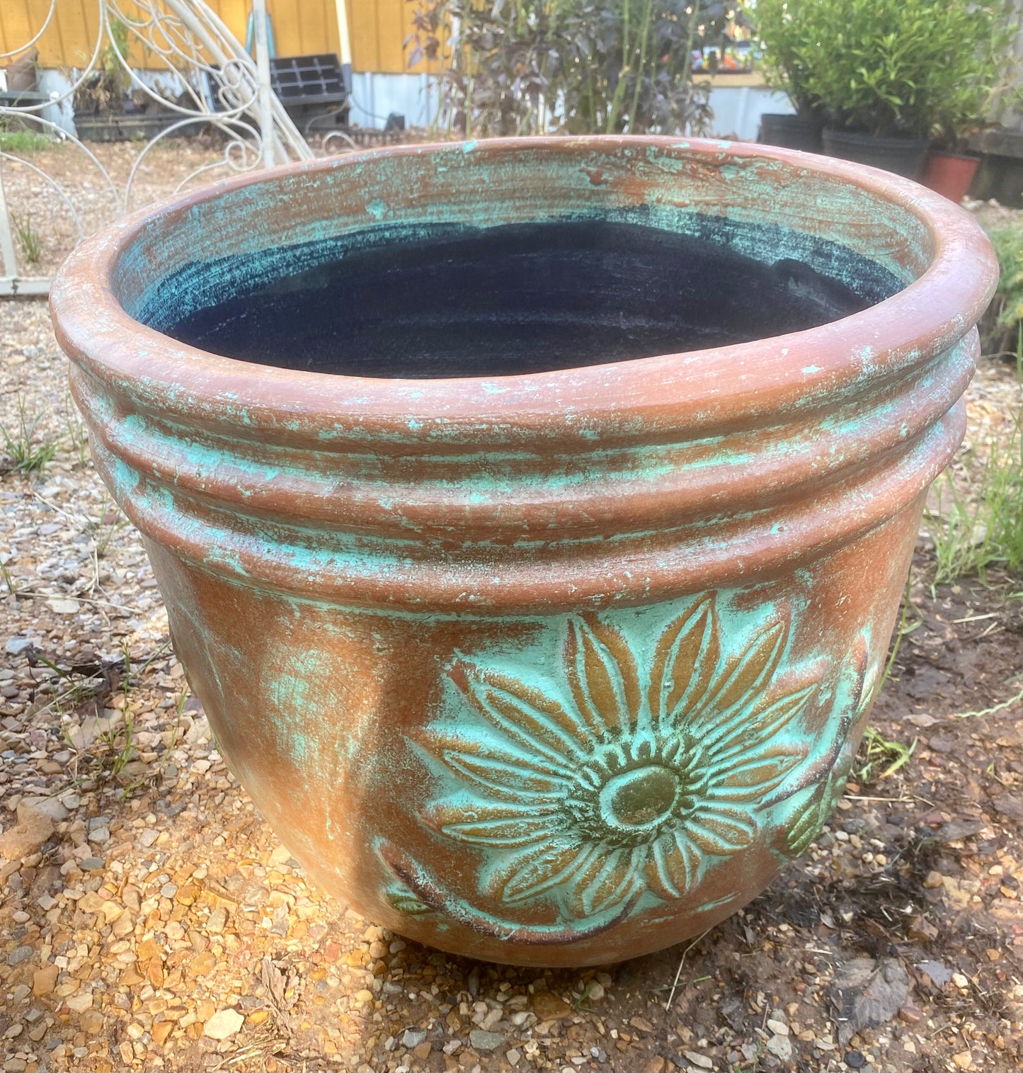 Sunflower pot