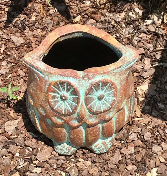Owl planter