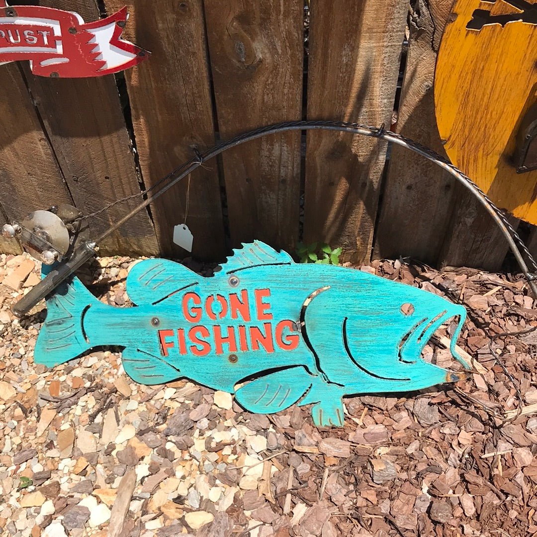 Gone Fishing Sign