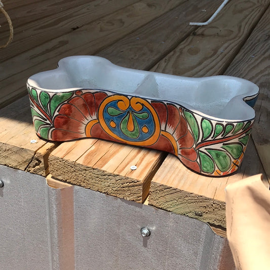 Talavera Dog Bowl