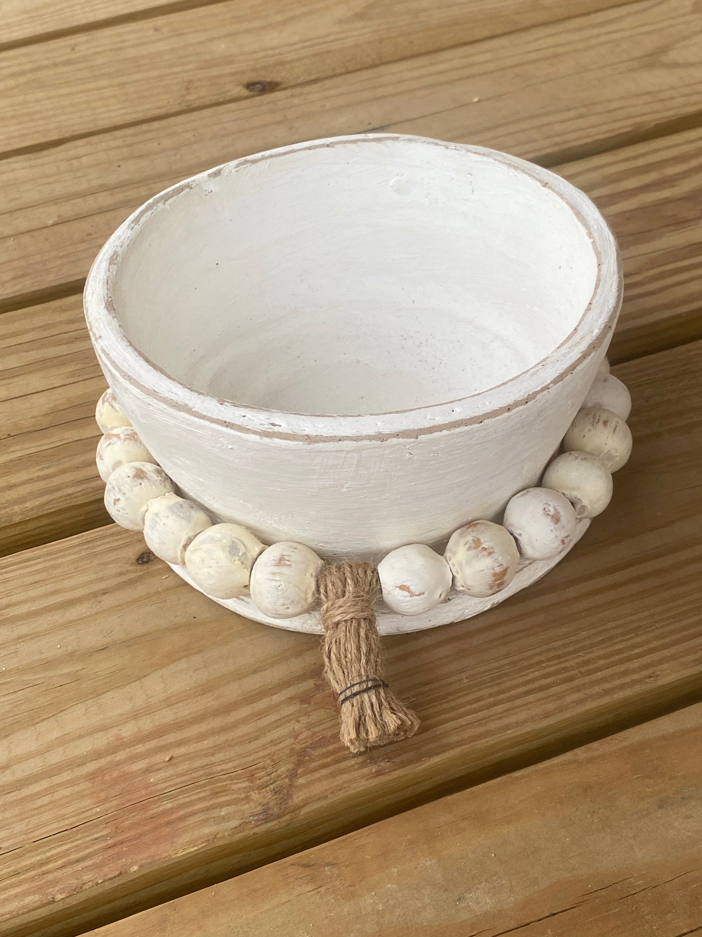 Bowl w/beads