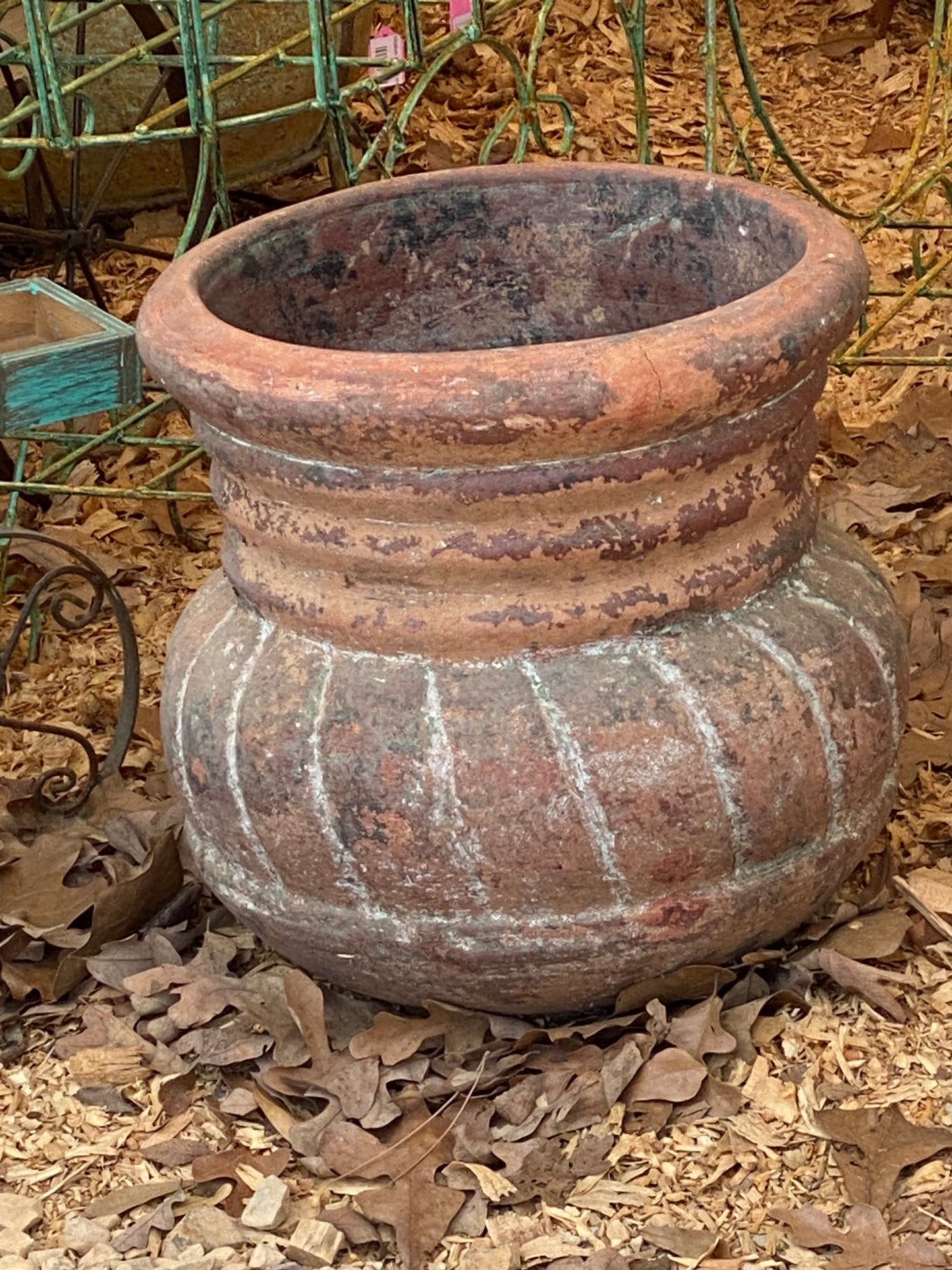 Clay pot planter