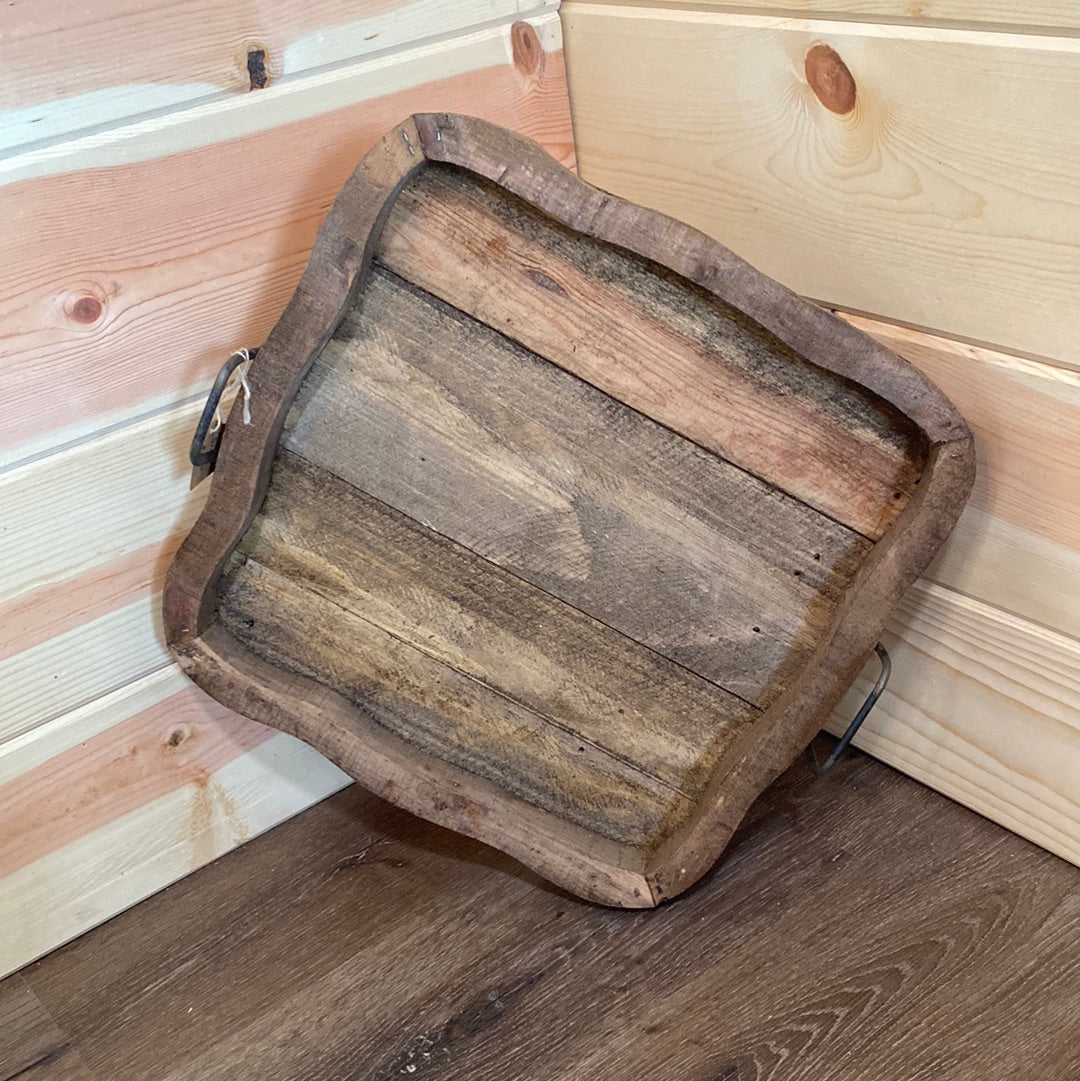 Square Wood Tray