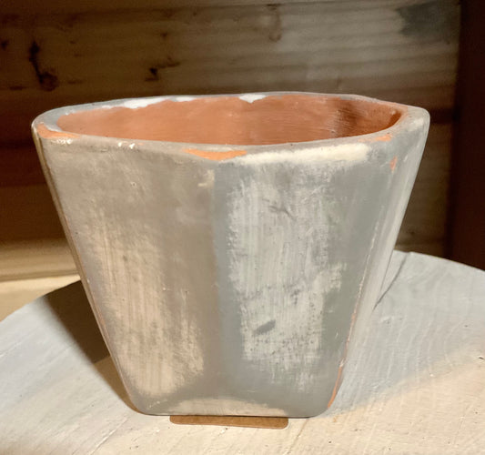 Diamond Clay Pot