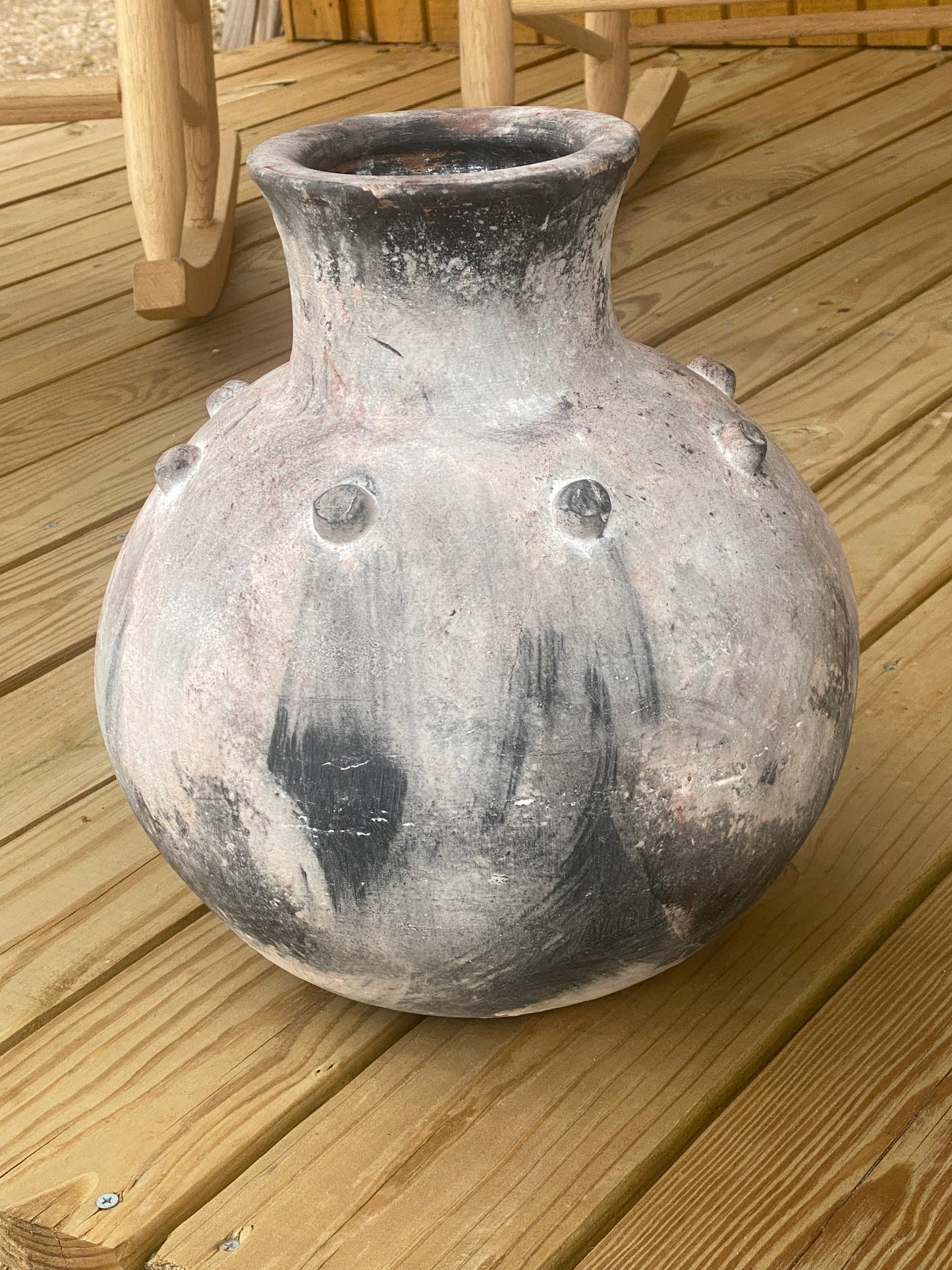 Heavy Rustic Pitcher w/balls