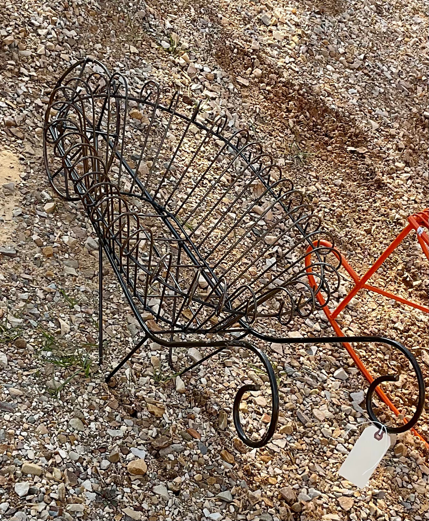 Wrought Iron Wheelbarrow